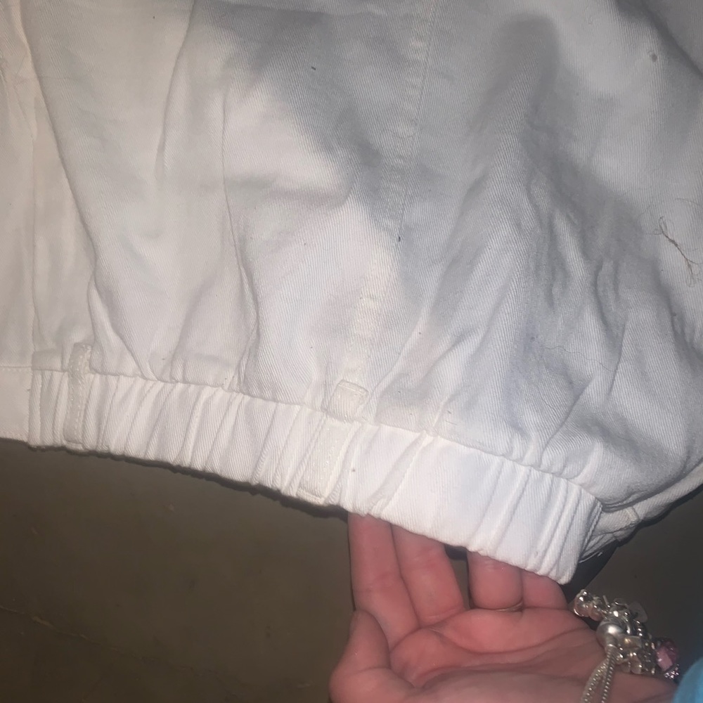 White skirt